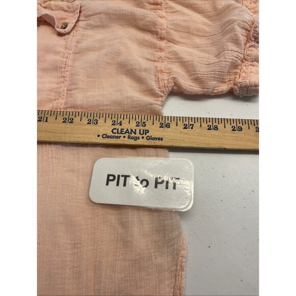 Free People Intimately Sleep Talker Shirt‎ Top oversized aysemmetrical Gauze MD - Picture 7 of 11